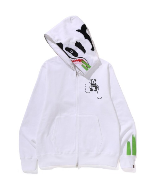 「A BATHING APE」 ジップアップパーカー LARGE ブラック メンズの画像