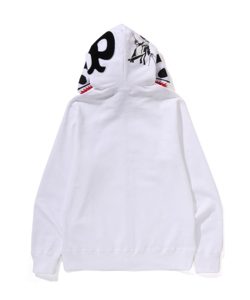 「A BATHING APE」 ジップアップパーカー LARGE ブラック メンズの画像