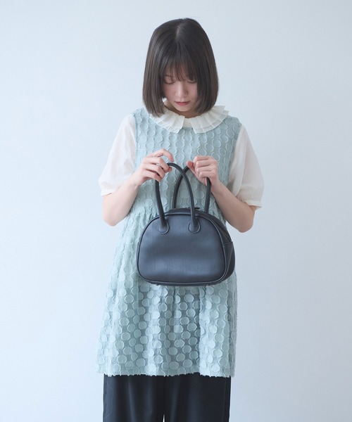 ベスト ジレ ドロップジャカード tunic ベスト レディースの画像