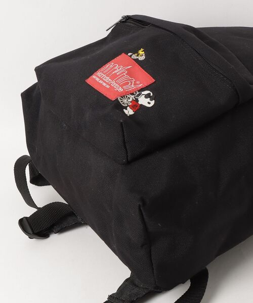 「Manhattan Portage」 刺繍リュック「PEANUTSコラボ」 - ブラック メンズ_画像3