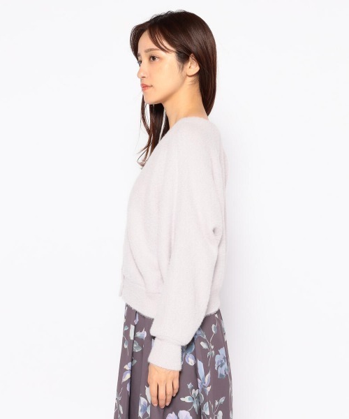 「MISCH MASCH」 ニットカーディガン MEDIUM ホワイト レディース_画像3