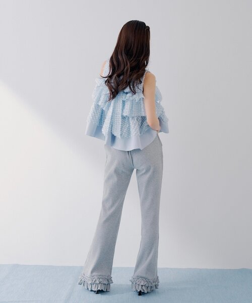 Chico（チコ） パンツ 「SALON by Chico」ストレッチタイトフレア