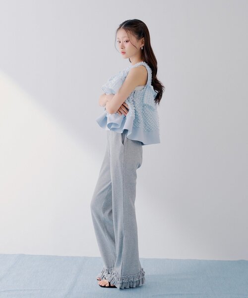 Chico（チコ） パンツ 「SALON by Chico」ストレッチタイトフレア