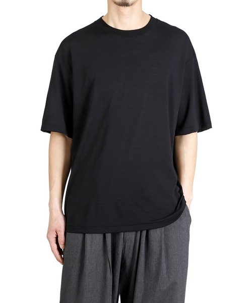 tシャツ GOLD / ゴールド：SUMMER WOOL REGULAR T-SHIRT：26A-GL79487「MUS」 メンズの画像