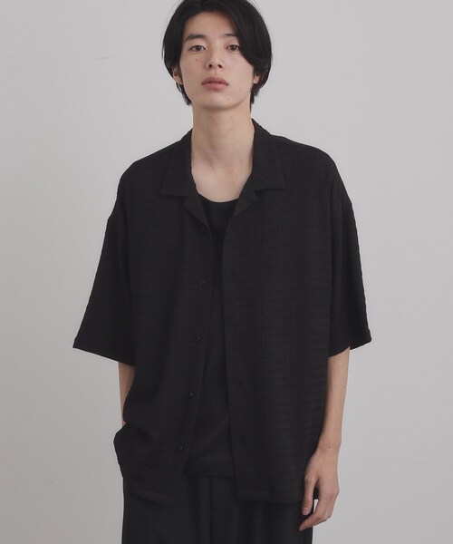 tk.TAKEO KIKUCHI（ティーケータケオキクチ） シャツ 半袖 シュリンク