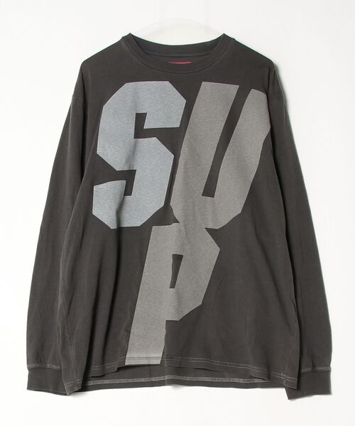 Supreme（シュプリーム） 長袖Tシャツ L グレー メンズ : ZOZOTOWN 