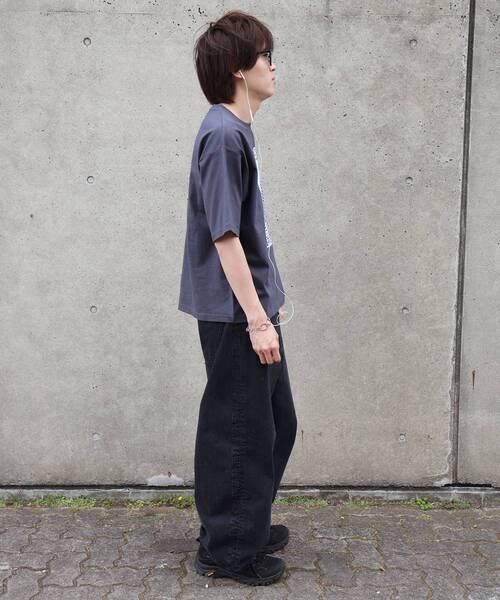 「FFEIN」 半袖Tシャツ SMALL ワイン メンズ_画像6