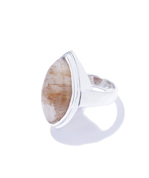 指輪 リング 「quip queint」nebula ring gold rutille/ネビュラ リング ゴールドルチル シルバー レディースの画像