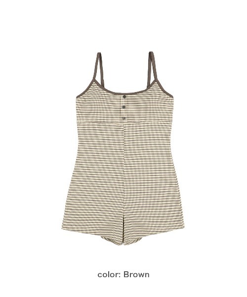 ALEXIA STAM（アリシアスタン） サロペット オーバーオール Striped