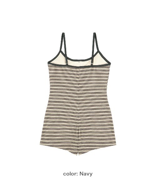 ALEXIA STAM（アリシアスタン） サロペット オーバーオール Striped