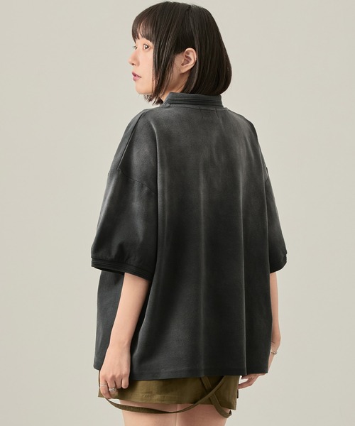 「Snap club」 半袖ポロシャツ M ブラウン レディース_画像8