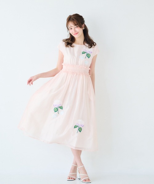 Chesty（チェスティ） ワンピース 半袖 紫陽花ワンピース : ZOZOTOWN