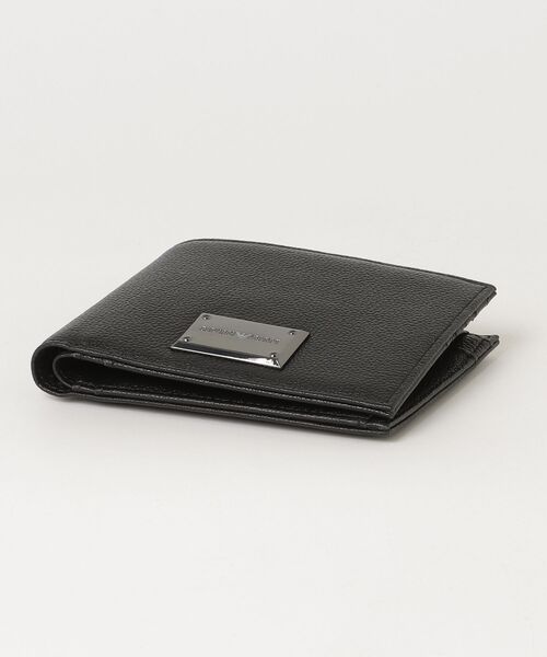 新品　エンポリオアルマーニ　二つ折り財布　型押し　ロゴ EMPORIO ARMANI 二つ折り 二つ折り財布 財布 「オンライン限定