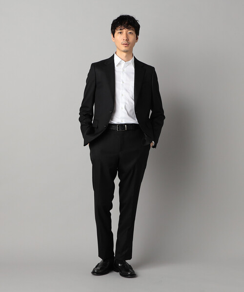 「COMME CA MEN」 ビジネスシャツ M ホワイト メンズ_画像2