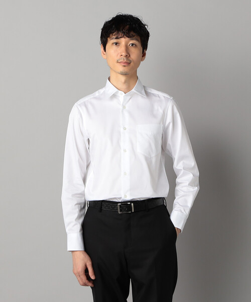 「COMME CA MEN」 ビジネスシャツ M ホワイト メンズ_画像4