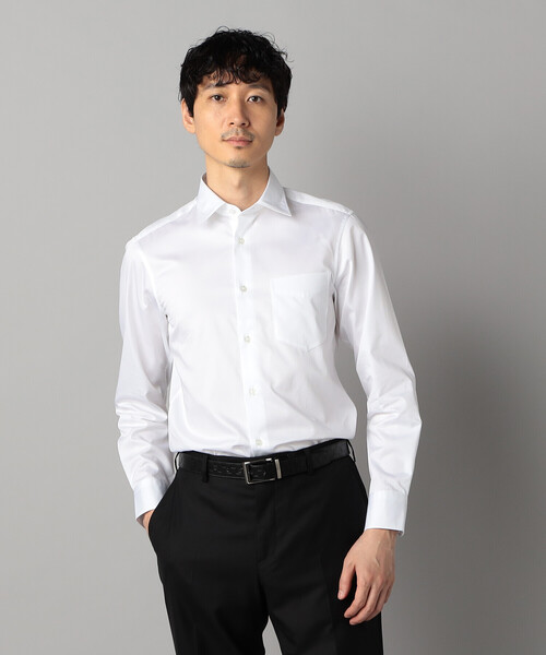 「COMME CA MEN」 ビジネスシャツ M ホワイト メンズ_画像5
