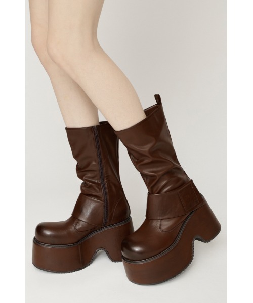 SLY（スライ） ブーツ THICK BELT PLATFORM BOOTS シックベルト