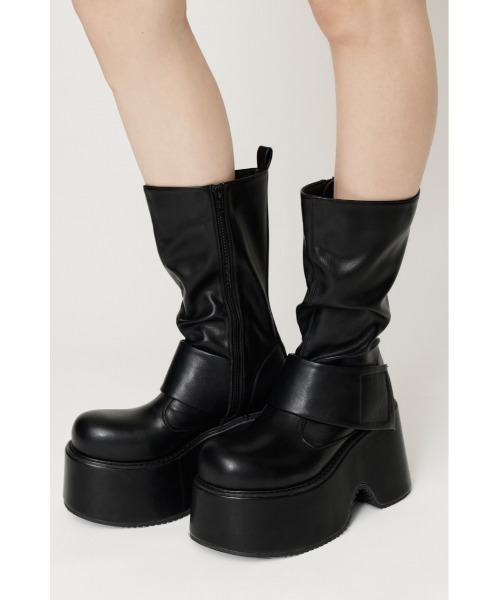 SLY（スライ） ブーツ THICK BELT PLATFORM BOOTS シックベルト