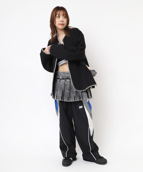 「RNA」 イージーパンツ MEDIUM グレー レディース_画像8