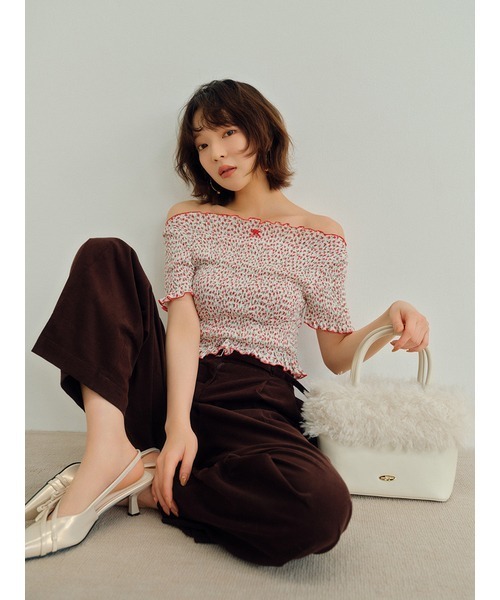 「LILY BROWN」 2WAYバッグ FREE ライトグレー レディース_画像9