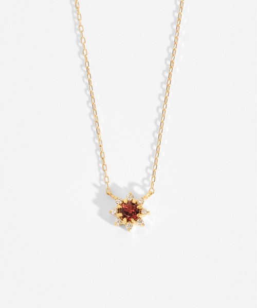 Jewel closet by L&Co. ネックレス K18 カラーストーン