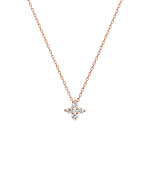 Canal4℃（カナルヨンドシー） ネックレス K18ピンクゴールド