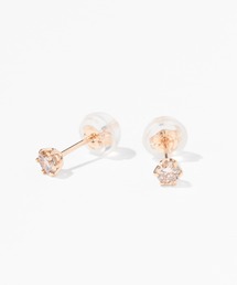 【美品】 K18YGピアス（jewel closet by l&co.） Jewel closet by L&Co. ピアス K18 ダイヤモンド0.20ct ピアス