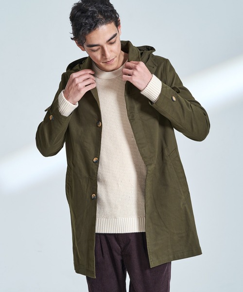 ステンカラーコート ストレッチフード脱着ステンカラーコート Zozotown Paypayモール店 通販 Paypayモール