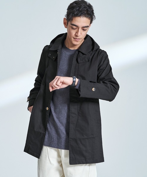 ステンカラーコート ストレッチフード脱着ステンカラーコート Zozotown Paypayモール店 通販 Paypayモール