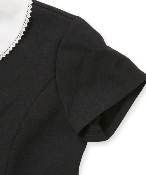 ワンピース 半袖丸襟ワンピース キッズ