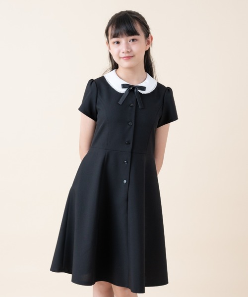 CHOPIN ワンピース 半袖丸襟ワンピース キッズ 子供服 女の子