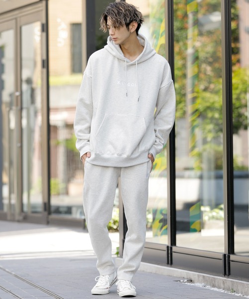 MEDMパーカーセットアップ スウェット オーバーサイズ 男女兼用 KANGOL パーカー 「 × A.S.M コラボ 」カンゴール ユニセックス