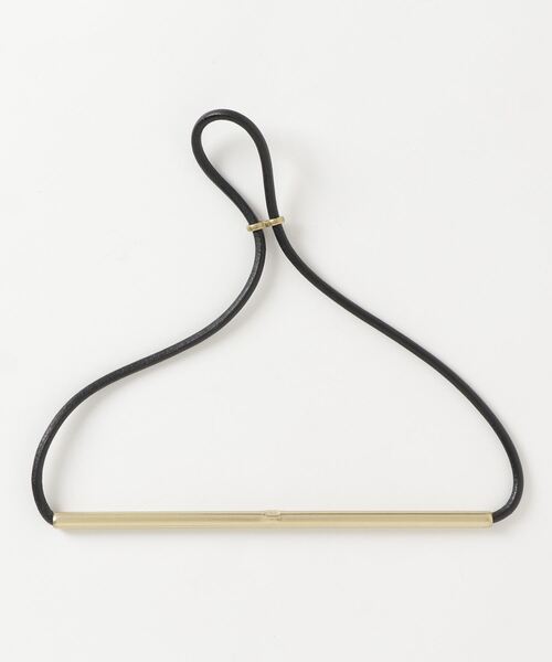 インテリア 【hobo / ホーボー】COW LEATHER CORD HANGER with BRASS PIPE 54379103