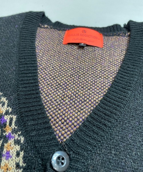 GALLIS ADDICTION（ガリスアディクション） カーディガン GA PATTERN 