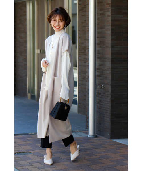 ベスト ジレ 一点投入で誰でも素敵に春ジレ着回し術 レディース Ehre style ベスト ジレ 一点投入で誰でも素敵に春ジレ着回し術