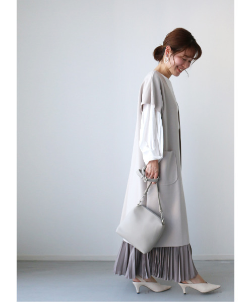 Ehre style ベスト ジレ 一点投入で誰でも素敵に春ジレ着回し術