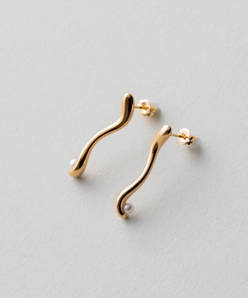 ete - 【限定値下】ete パール ピアス (プラチナム)の通販 by