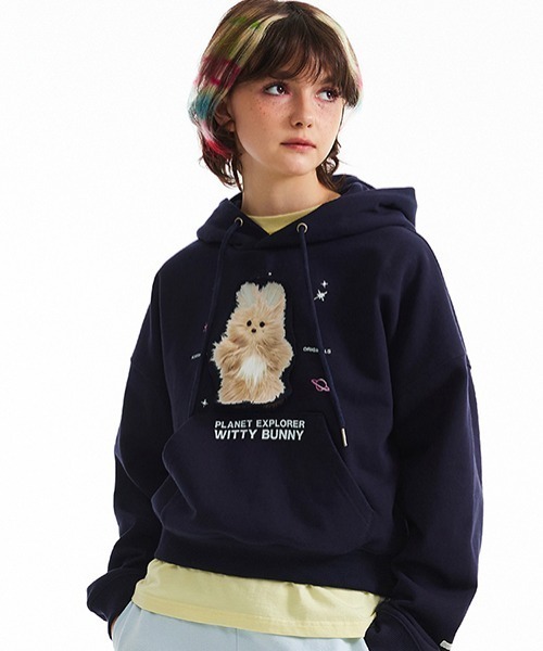 パーカー KIRSH WITTY BUNNY PLANET EXPLORER HOODIE/キルシーウィティーバニープラネットエクスプローラーフーディ