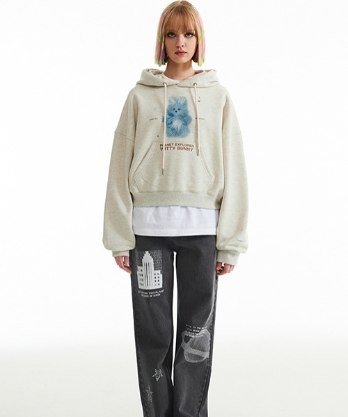 パーカー KIRSH WITTY BUNNY PLANET EXPLORER HOODIE/キルシーウィティーバニープラネットエクスプローラーフーディ セール】KIRSH WITTY BUNNY PLANET EXPLORER HOODIE/キルシー