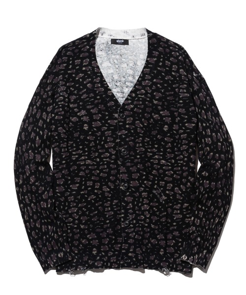 ttt_msw 22awレオパードカーディガン黒 ladmusician 美品✨17aw レオパード カーディガン 山崎賢人着用