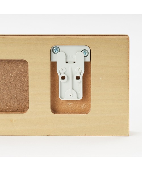 無印良品（MUJI） インテリア 壁に付けられる家具3連ハンガー オーク