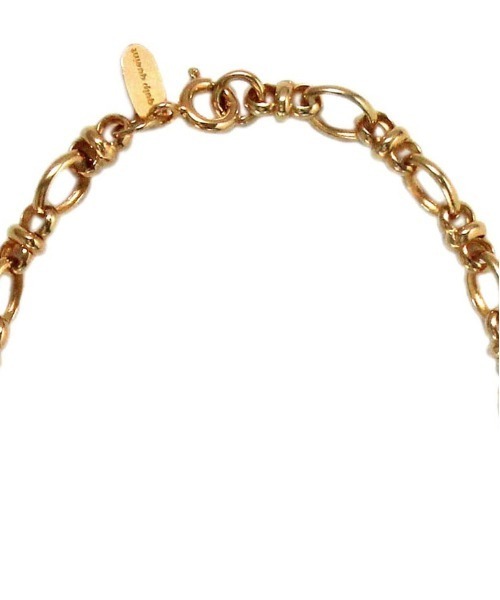 チョーカー 「quip queint」oval chain choker GD / QU040 レディースの画像