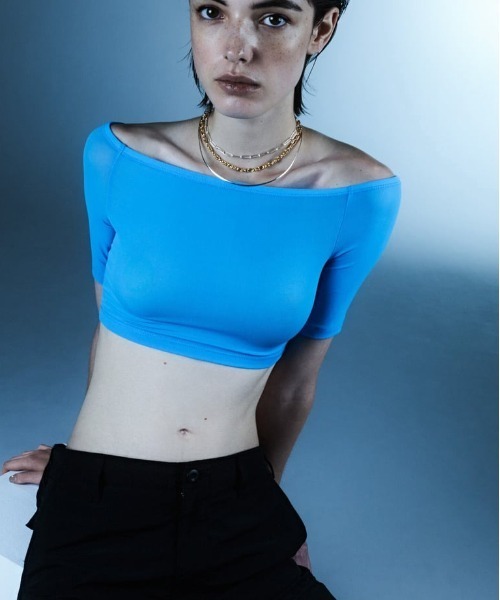 チョーカー 「quip queint」oval chain choker GD / QU040 レディースの画像