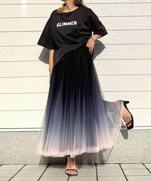 TSUMORI CHISATO　ISSEY MIYAKE　グラデーションスカート Q ロング スカート グラデーションチュールスカート : ZOZOTOWN Yahoo