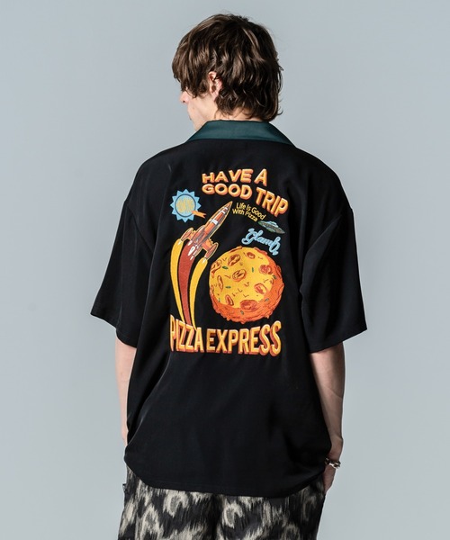 glamb　ボウリングシャツ GB0225/SH03 : Good Luck Bowling Shirt / グッドラック