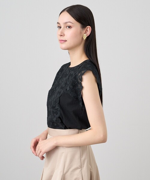本日限定価格　アナイ　レースレイヤードニット　プルオーバー ANAYI｜レースレイヤードニット プルオーバー | Rakuten Fashion