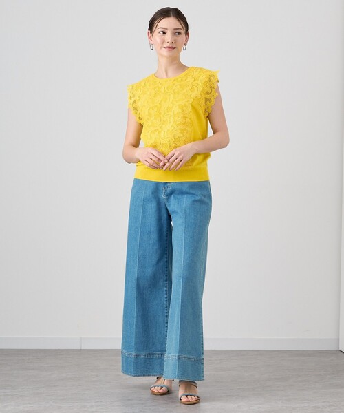 美品✨ANAYI セーター　ニット　カシミヤ100％　38 ライトブルー カシミヤ タートルネックニット（ニット）｜STRASBURGO OUTLET