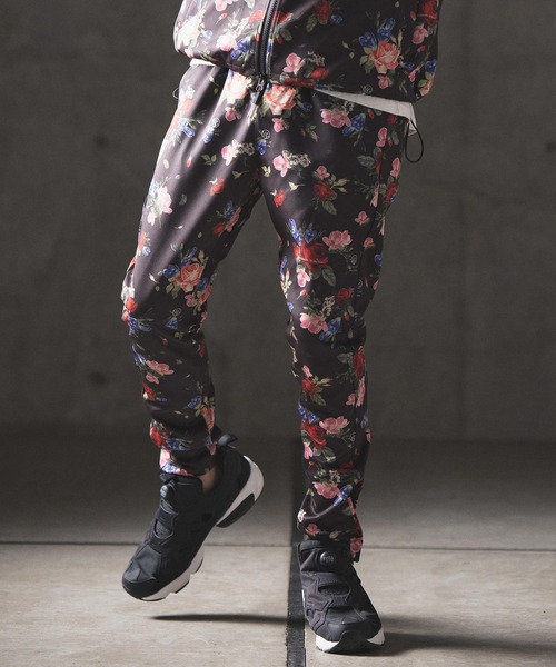 GLIMCLAP　Flower pattern pants　L サイズ　美品！ Dolce & Gabbana Pink Lily Printed Crepe Tapered Legs Pants S