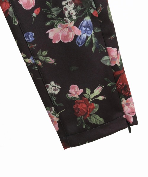 GLIMCLAP パンツ mp12532- Tight fit track pants -revival botanical