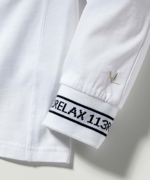 tシャツ 1PIU1UGUALE3 RELAX(ウノピゥウノウグァーレトレ リラックス)ネックロゴロングTシャツ メンズ